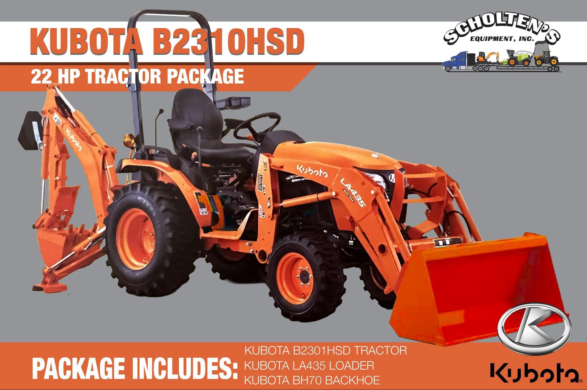2026 Kubota B2301HSD Equipment Image0