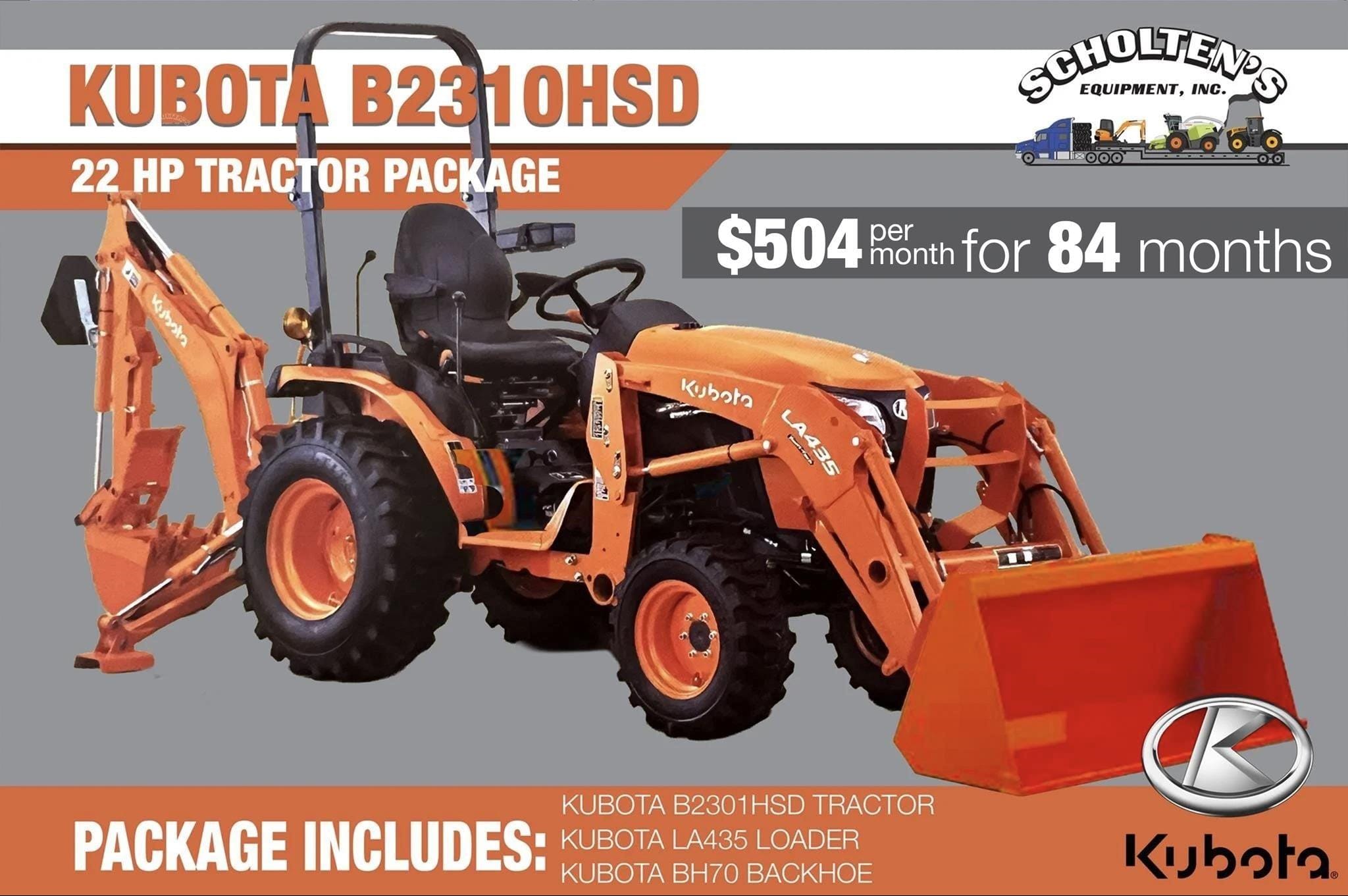 2026 Kubota B2301HSD Equipment Image0