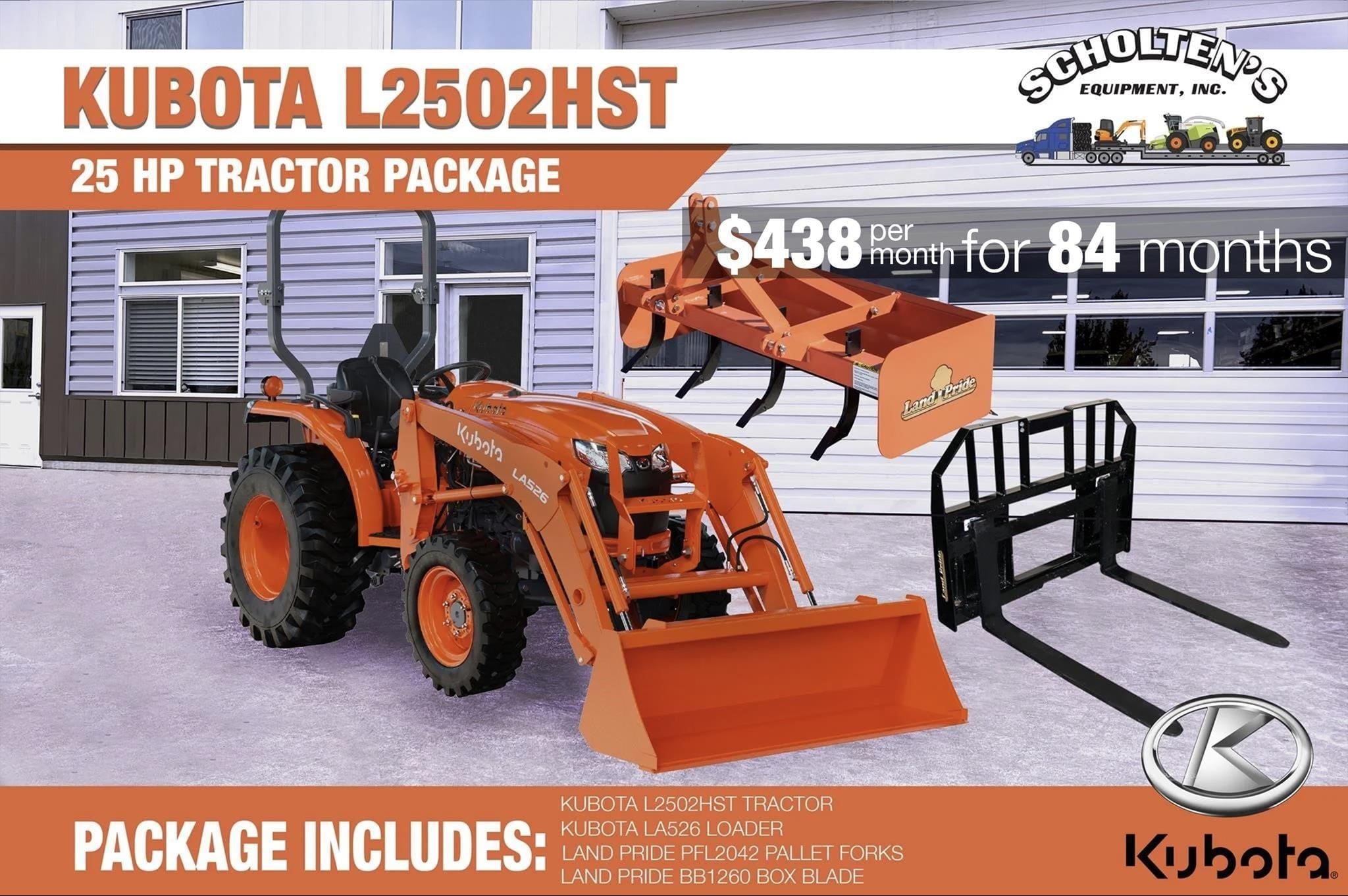 2026 Kubota L2502HST Equipment Image0