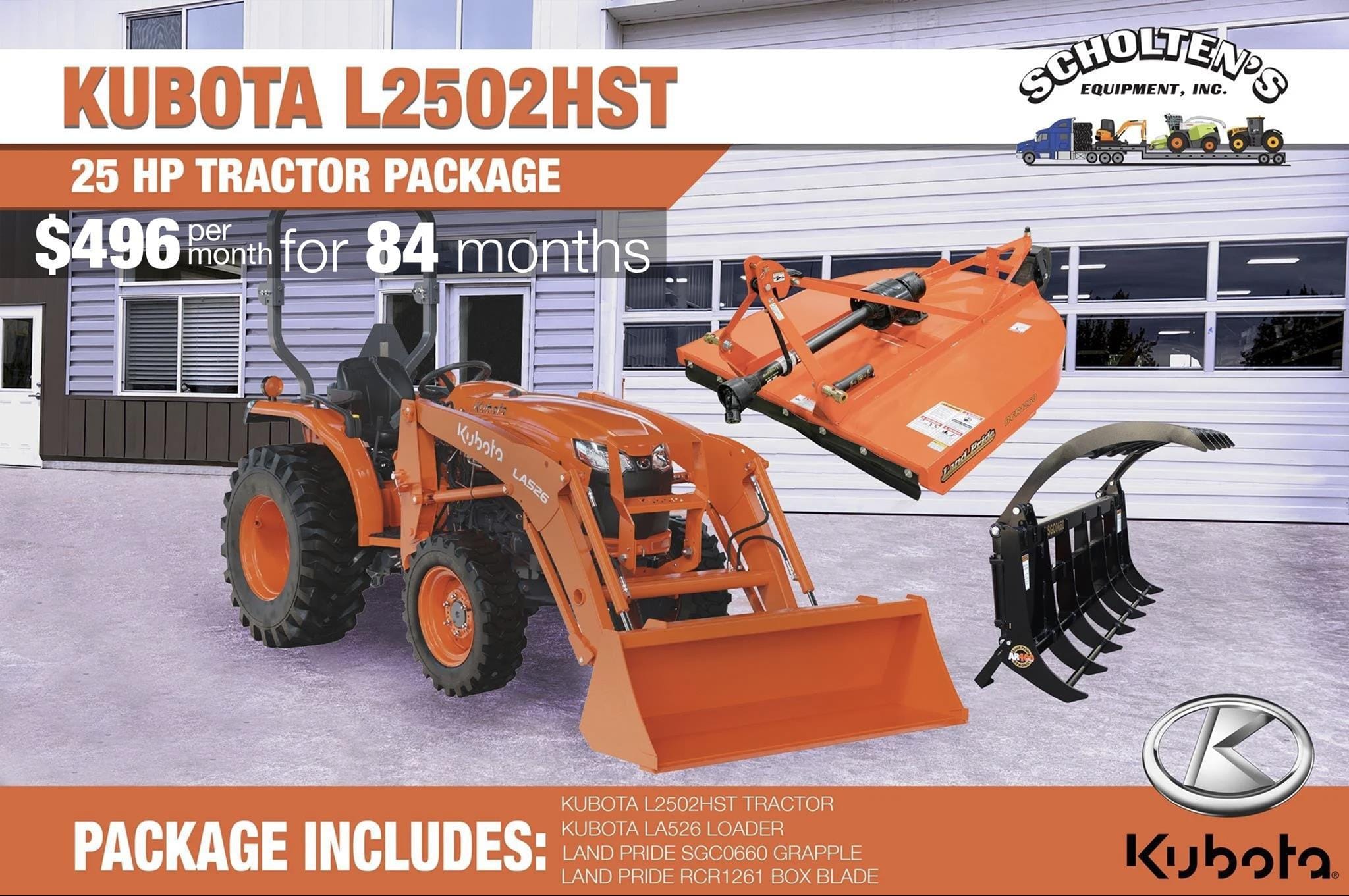 Main image Kubota L2502HST