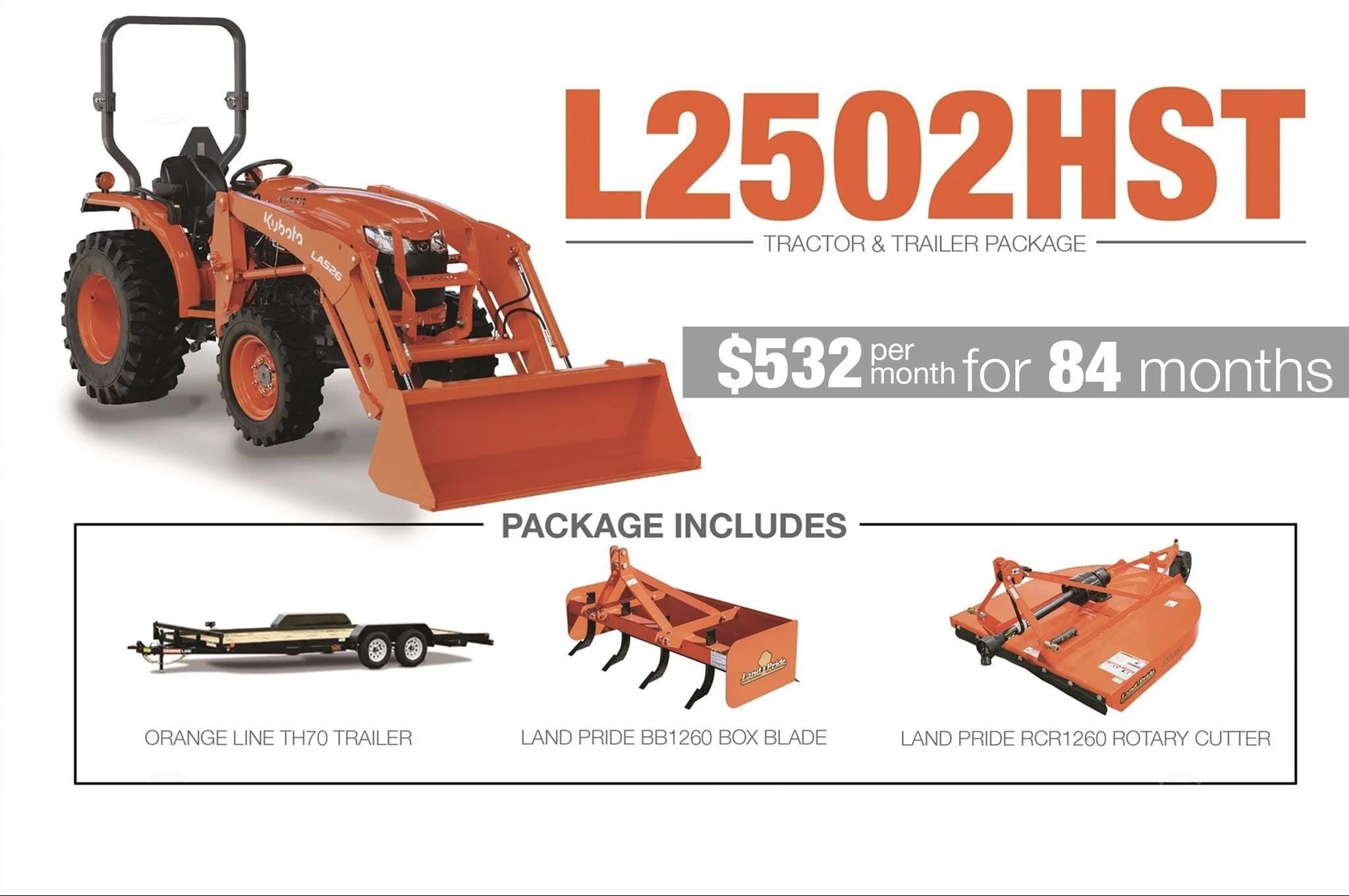 2026 Kubota L2502HST Equipment Image0