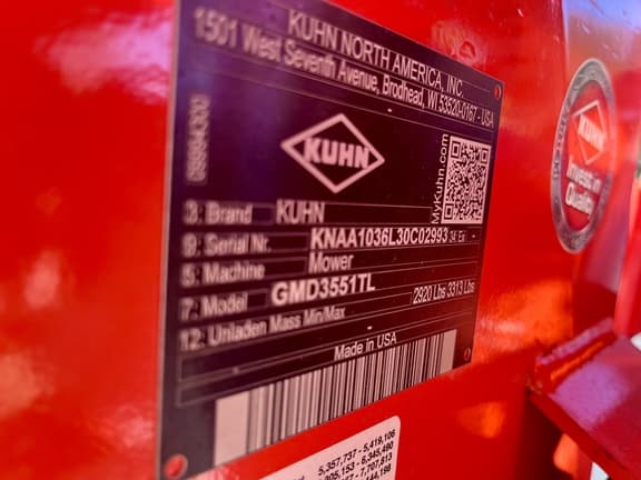 Image of Kuhn GMD 3551 TL equipment image 3