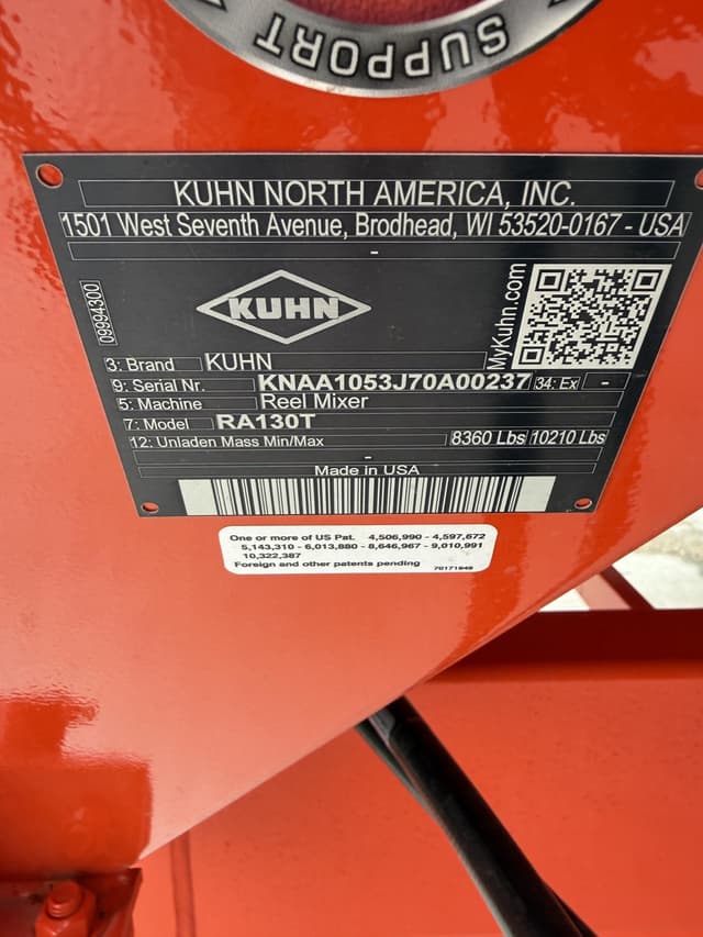 Image of Kuhn Knight RA130 equipment image 4