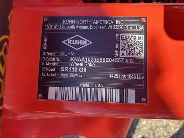 Image of Kuhn SR110GII equipment image 1