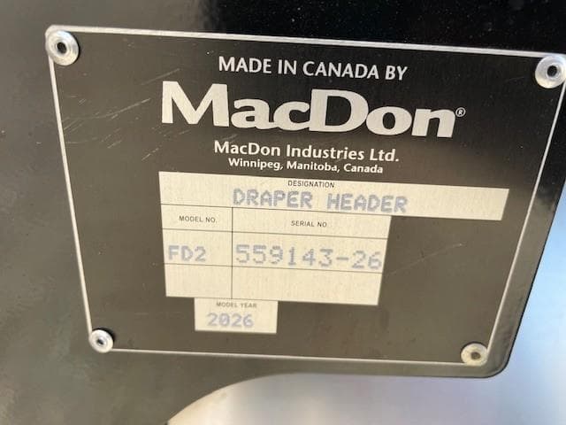 Image of MacDon FD235 equipment image 4