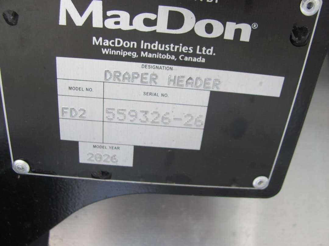 Image of MacDon FD240 Image 1