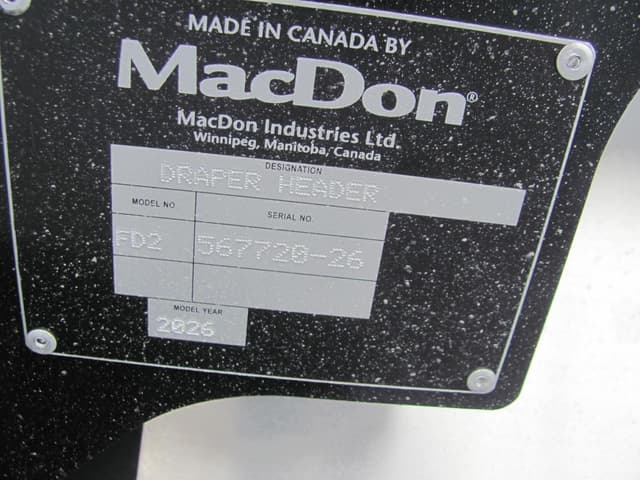 Image of MacDon FD245 equipment image 1