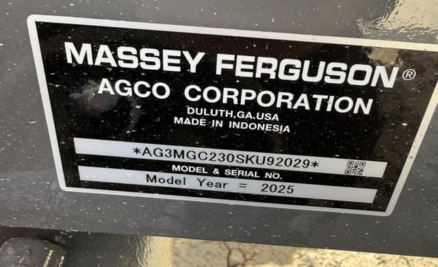 Image of Massey Ferguson 1GC.23 equipment image 4