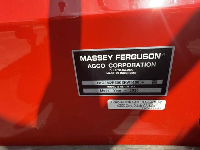 Image of Massey Ferguson 2E.60 equipment image 2