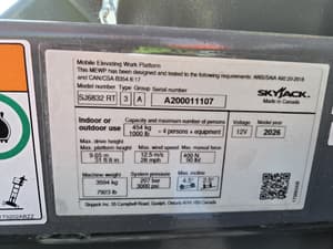 2026 Sky Jack SJ6832RT Image