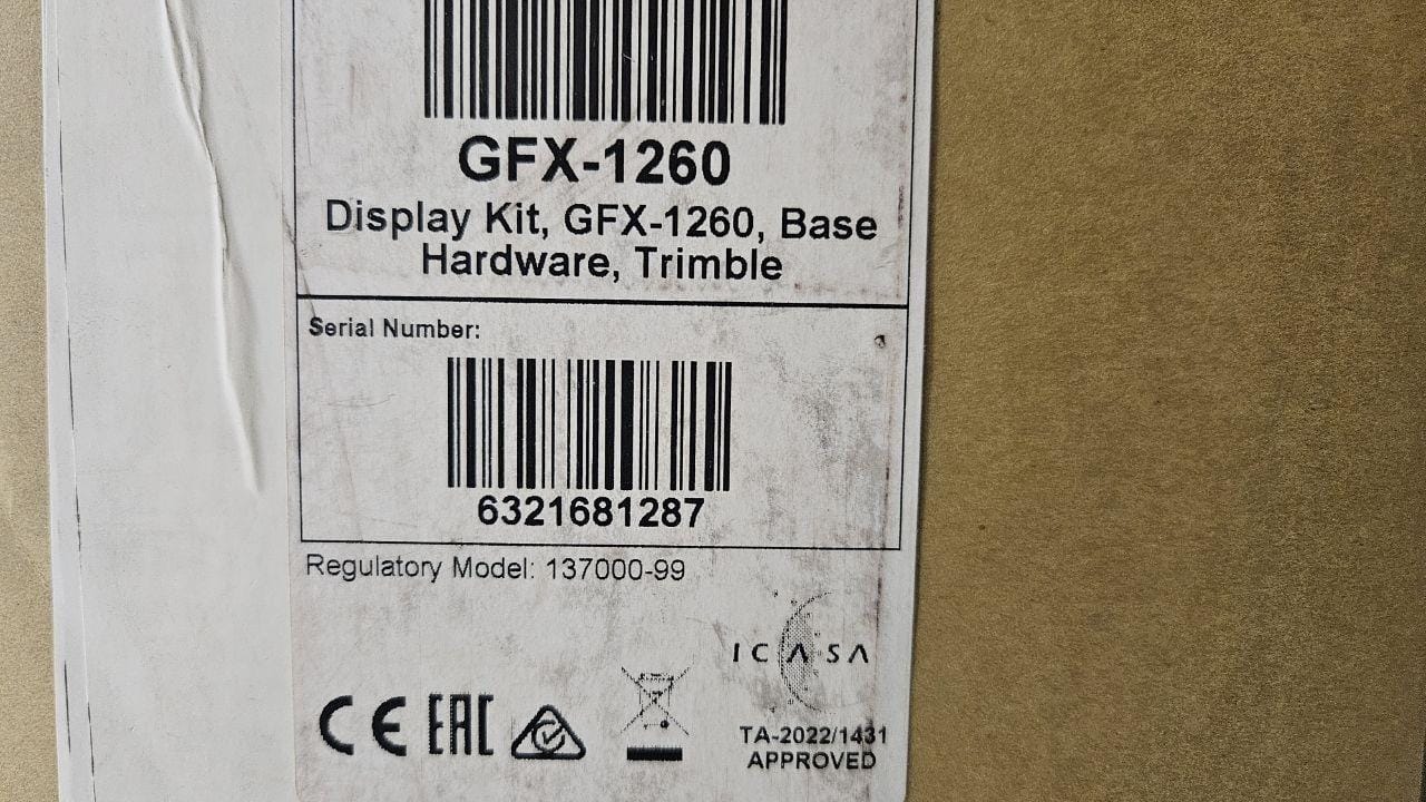 2026 Trimble GFX-1260 Equipment Image0
