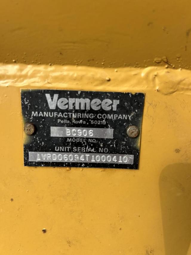 Image of Vermeer BC906 equipment image 1