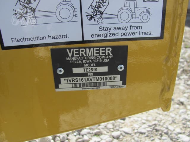 Image of Vermeer TE2510 equipment image 1