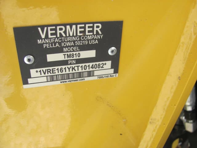 Image of Vermeer TM810 equipment image 1