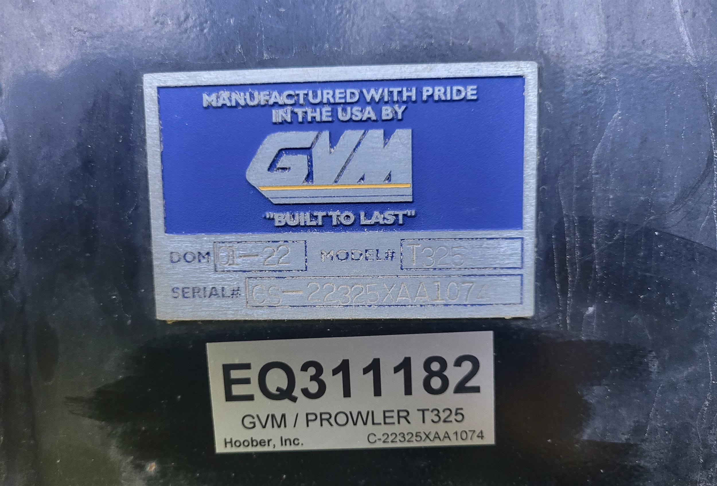 2022 GVM Prowler T325 Equipment Image0
