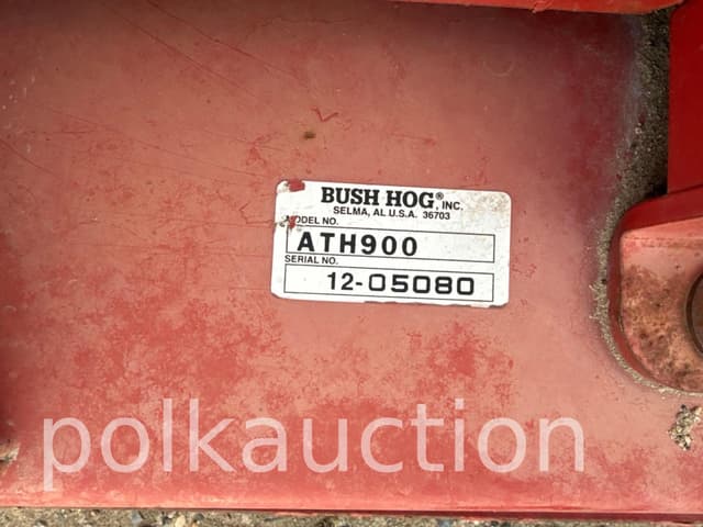 Image of Bush Hog ATH 900 equipment image 2
