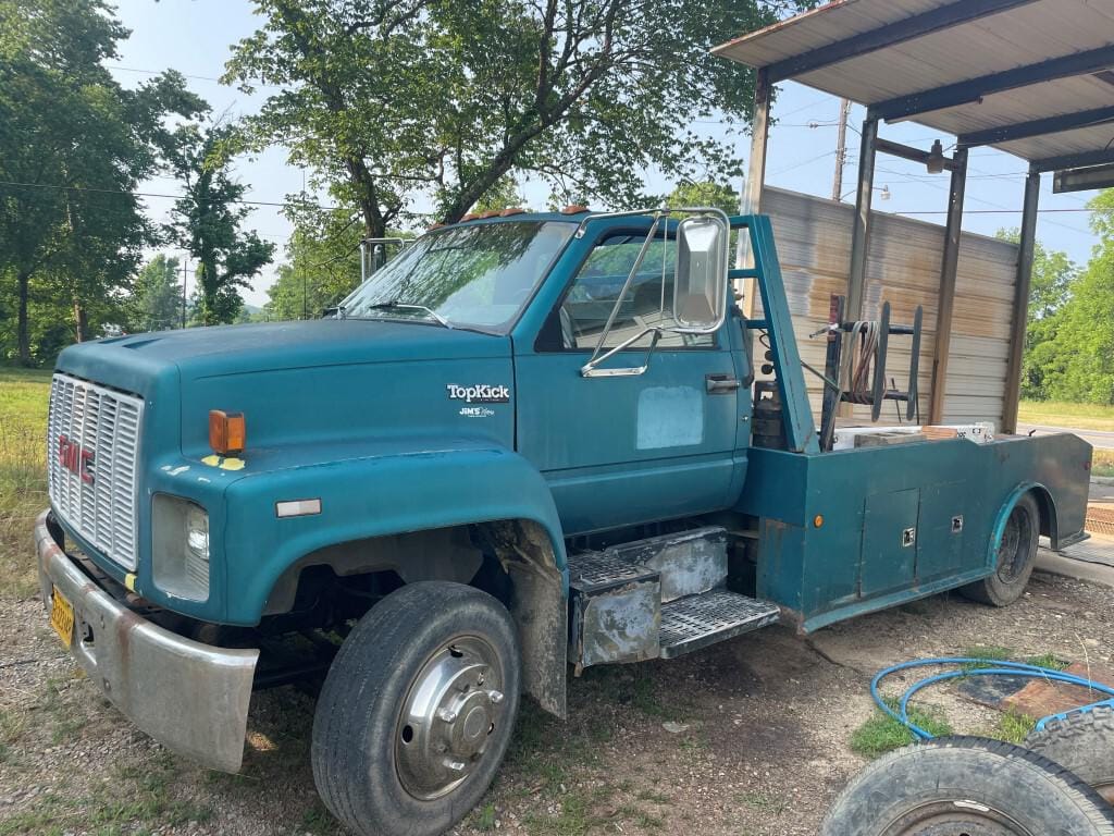 SOLD - 1992 GMC Top Kick Service / Flat Bed Truck, V8 Gas