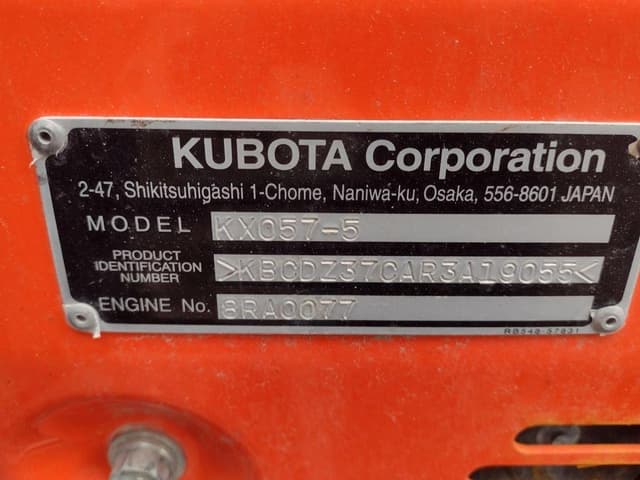 Image of Kubota KX057-5 equipment image 4