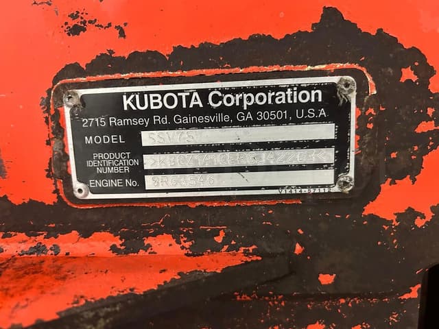 Image of Kubota SSV75HC equipment image 1
