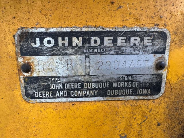 Image of John Deere 544B equipment image 3
