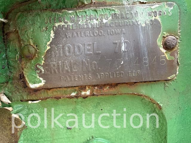 Image of John Deere 70 equipment image 1