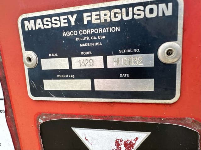 Image of Massey Ferguson 1329 equipment image 3