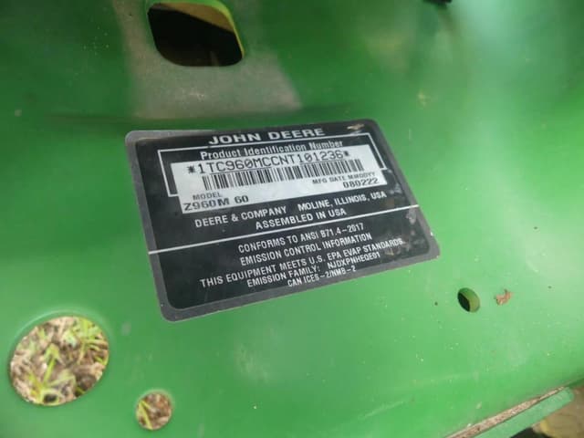 Image of John Deere Z960M equipment image 4