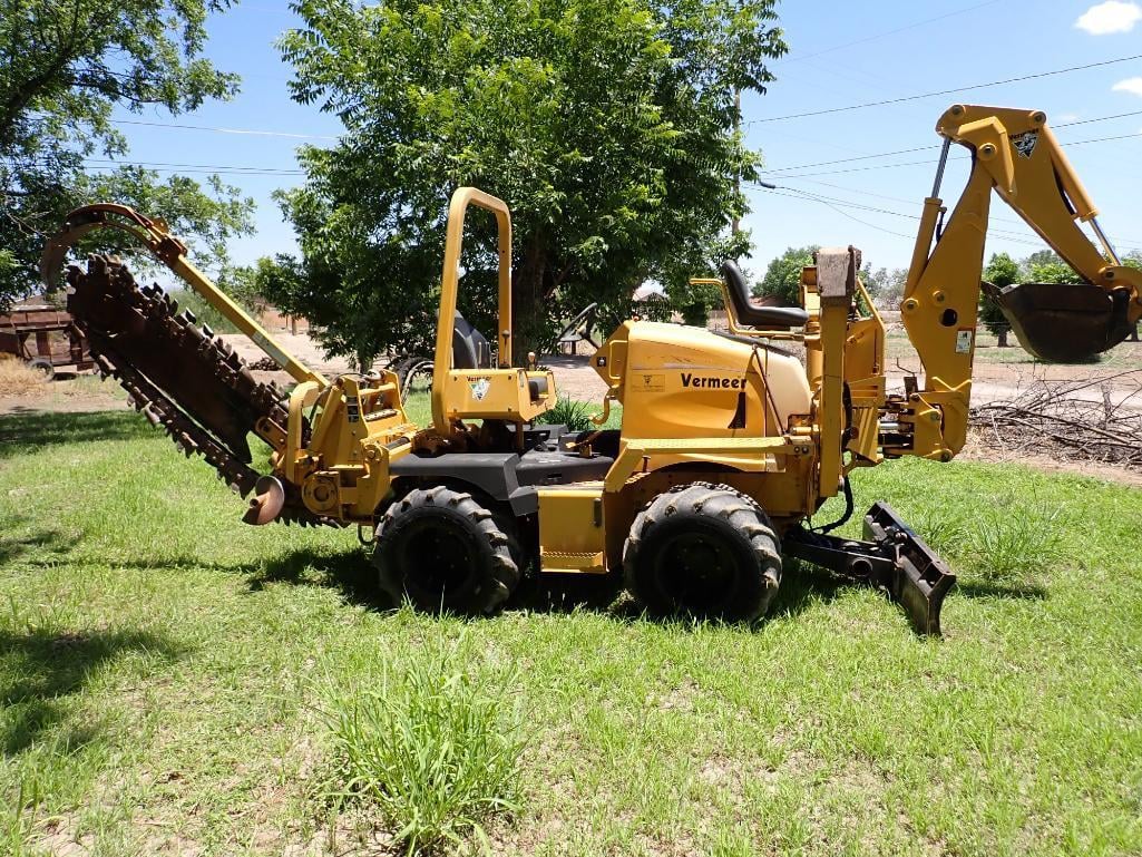 SOLD - 2004 Vermeer RT650 Lot No. 7505 Construction with 384 Hrs ...