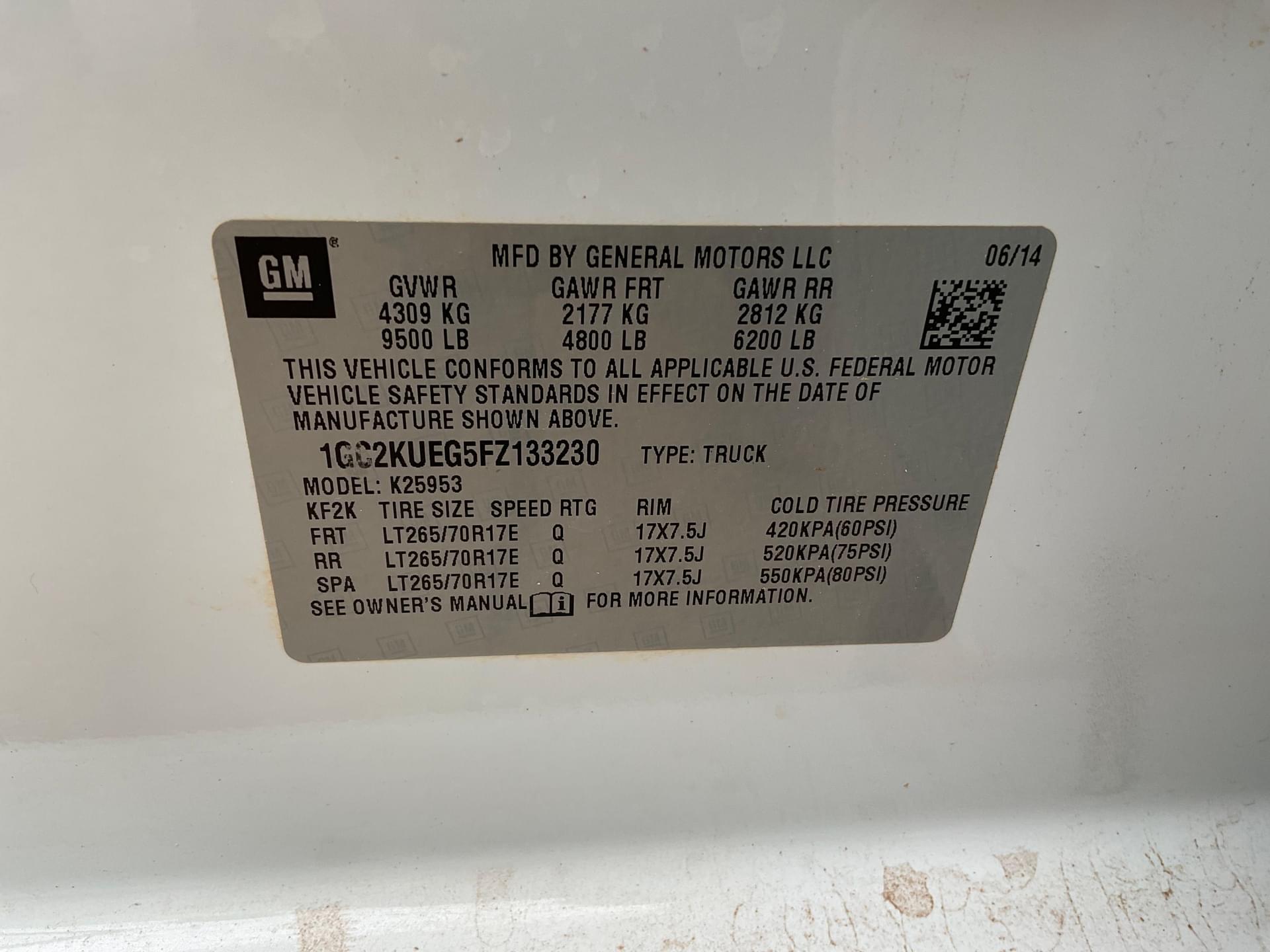 2015 Chevrolet 2500HD Other Equipment Vehicles for Sale Tractor Zoom