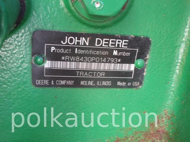 Image of John Deere 8430 equipment image 4