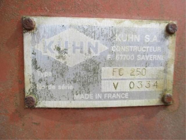 Image of Kuhn FC250 equipment image 4