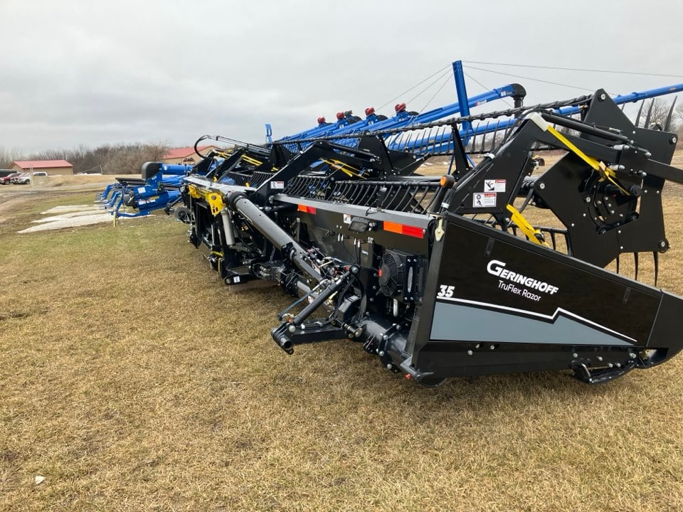 SOLD - 2023 Geringhoff TruFlex Razor Stock No. EQ0075364 Harvesting ...