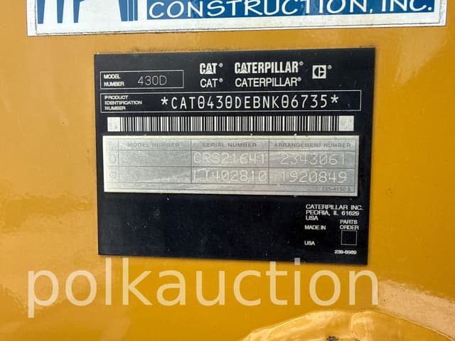 Image of Caterpillar 430D equipment image 3