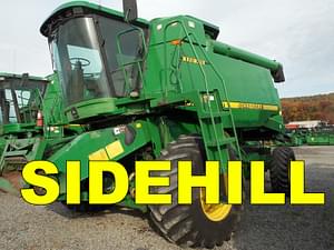 SOLD - Used 1999 John Deere 9510 Sidehill Combine For Sale - 4x4 and low hours Image