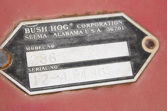 Image of Bush Hog 286 equipment image 2