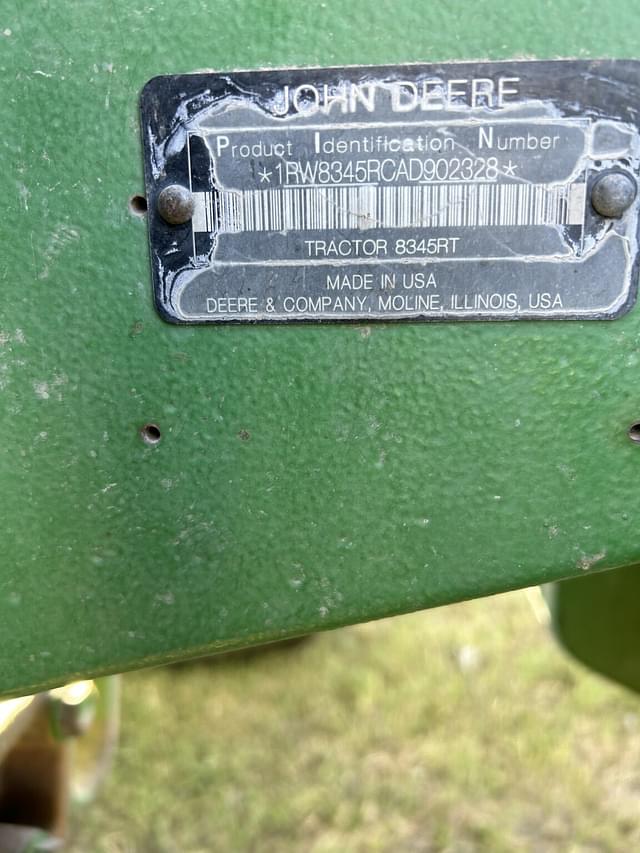 Image of John Deere 8345RT equipment image 1