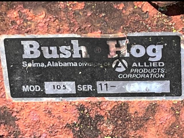 Image of Bush Hog 105 equipment image 3