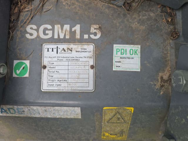 Image of Titan SGM1.5 equipment image 3