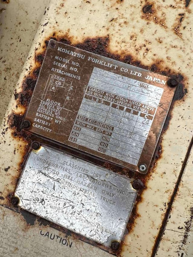 Image of Komatsu FG25 equipment image 3