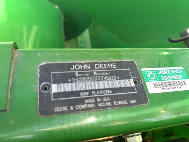 Image of John Deere 625F equipment image 3