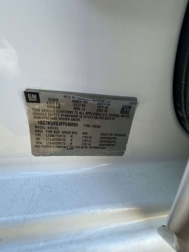 Image of Chevrolet 2500HD equipment image 4