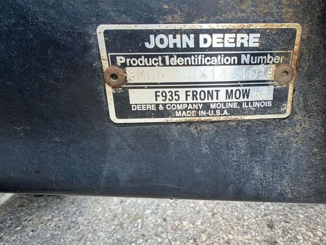 Image of John Deere F935 equipment image 3