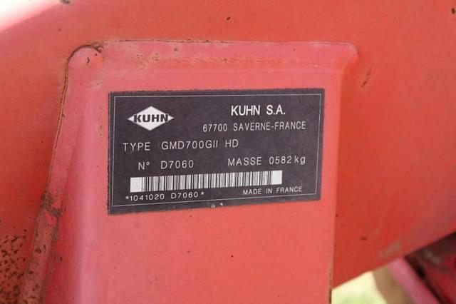 Image of Kuhn GMD700G11HD equipment image 2
