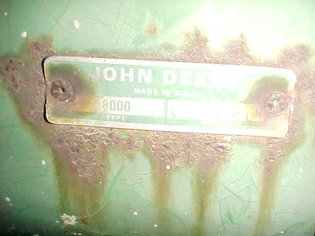 Image of John Deere 8000 equipment image 3