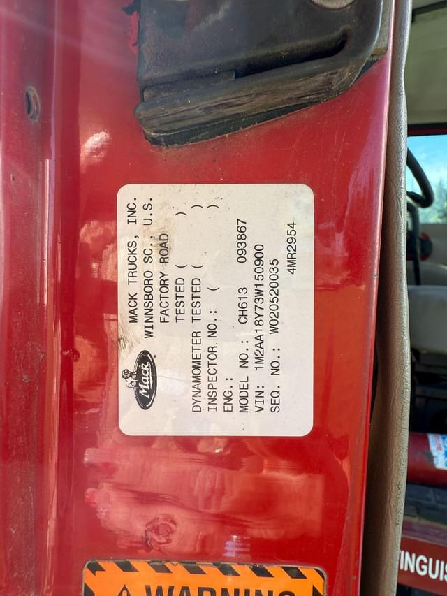 Image of Mack CH613 equipment image 1