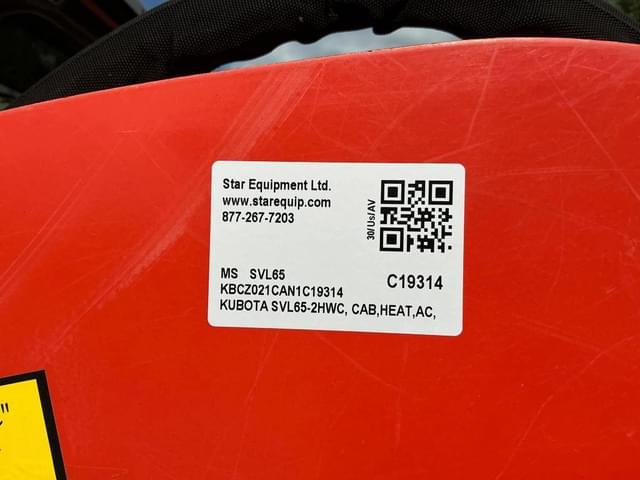 Image of Kubota SVL65-2 equipment image 4