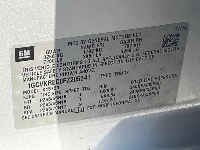 Image of Chevrolet 1500 equipment image 2