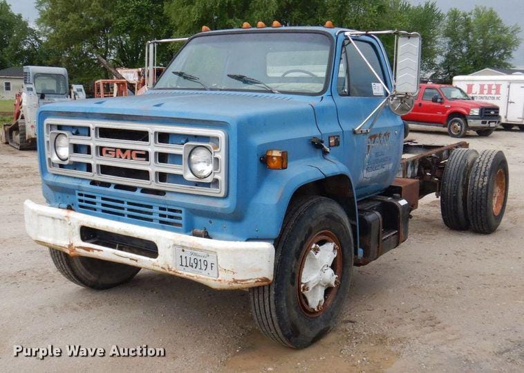 SOLD - 1987 GMC TopKick C7000 Lot No. DP5534 Other Equipment with