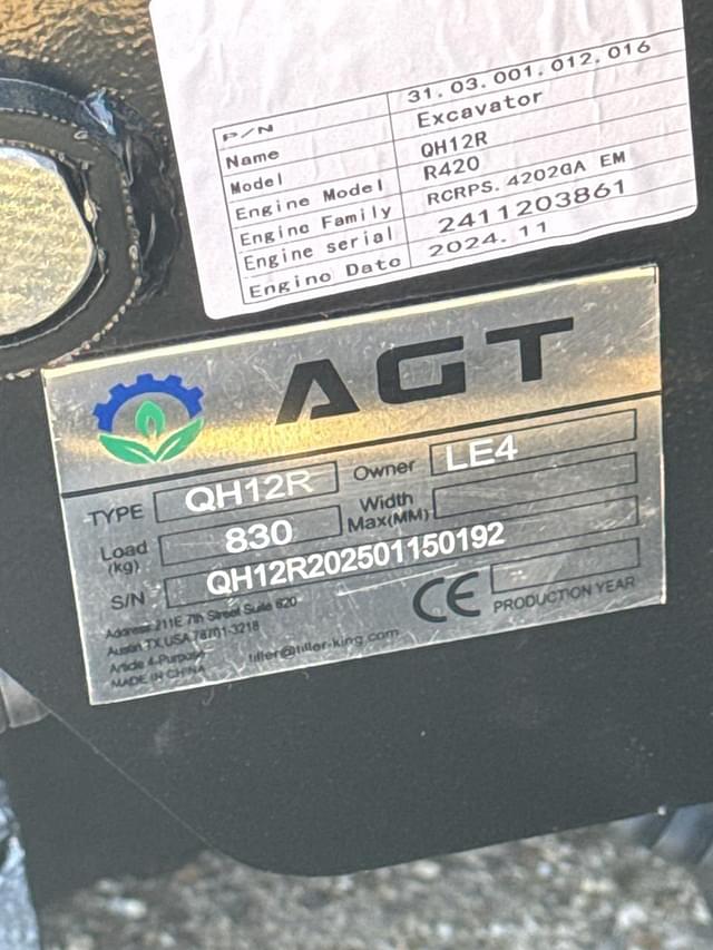 Image of AGT Industrial QH12R equipment image 2