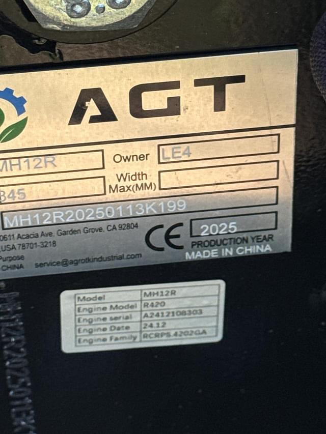 Image of AGT Industrial MH12RX equipment image 3